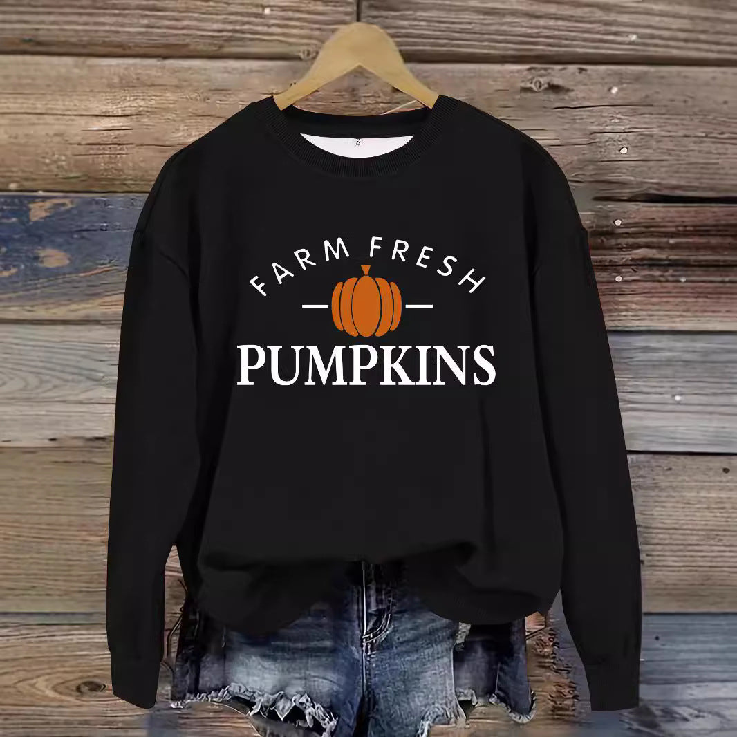 Printed pullover sweatshirt sweatshirt