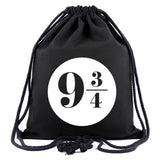 Harry Potter Drawstring Bag Backpack Canvas Backpack for men and women