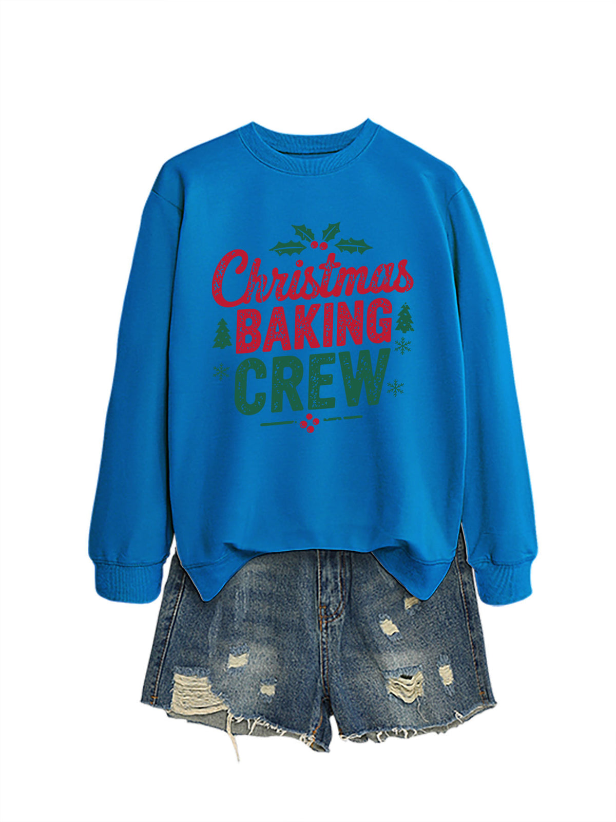 Ladies' Christmas baking crew sweatshirt