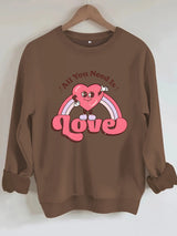 Bottom long sleeved fleece hoodie