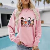 Printed pullover sweatshirt sweatshirt