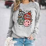 Sweatshirt Christmas themed print