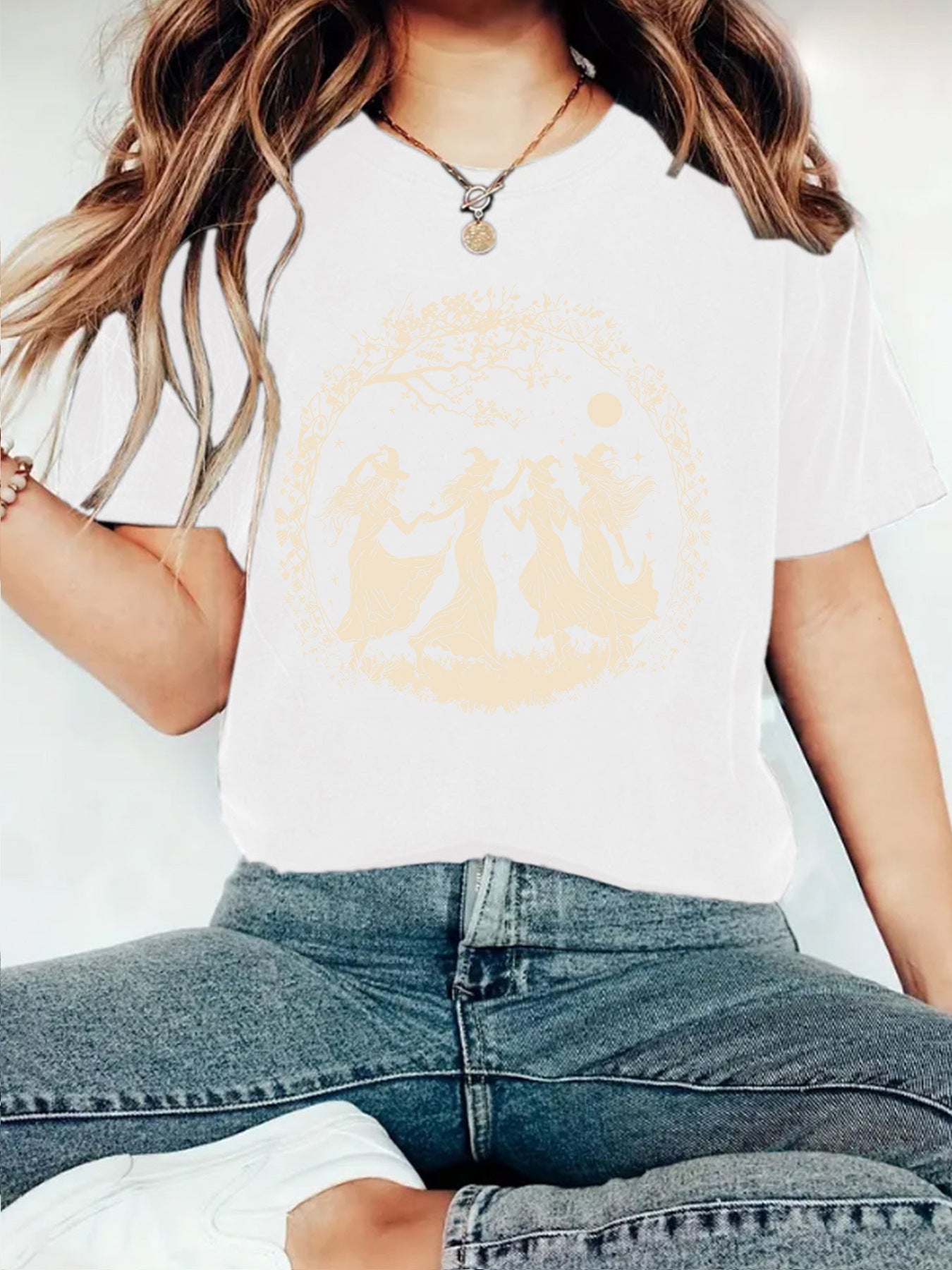 Short sleeved Halloween print