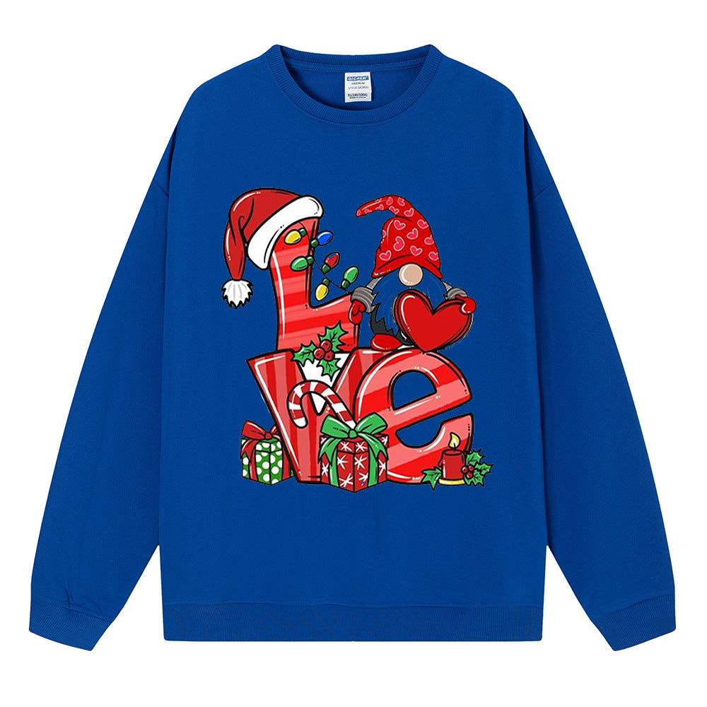 Love Christmas Gift Medium length Women's Christmas Hoodie