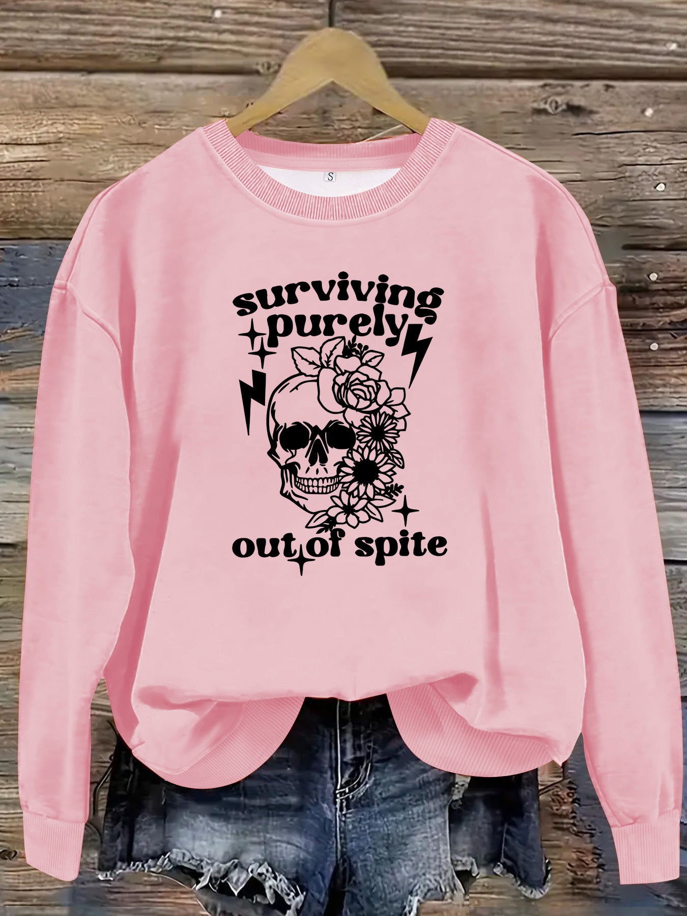 Printed pullover sweatshirt sweatshirt