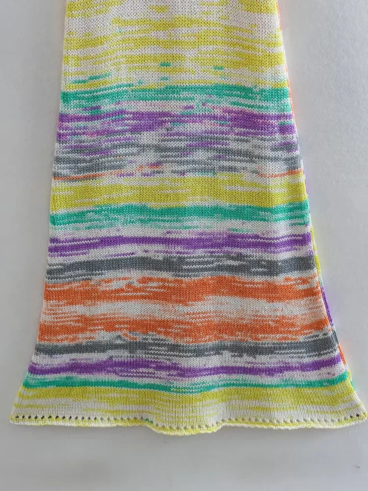 Ladies Knit Long Slip Dress