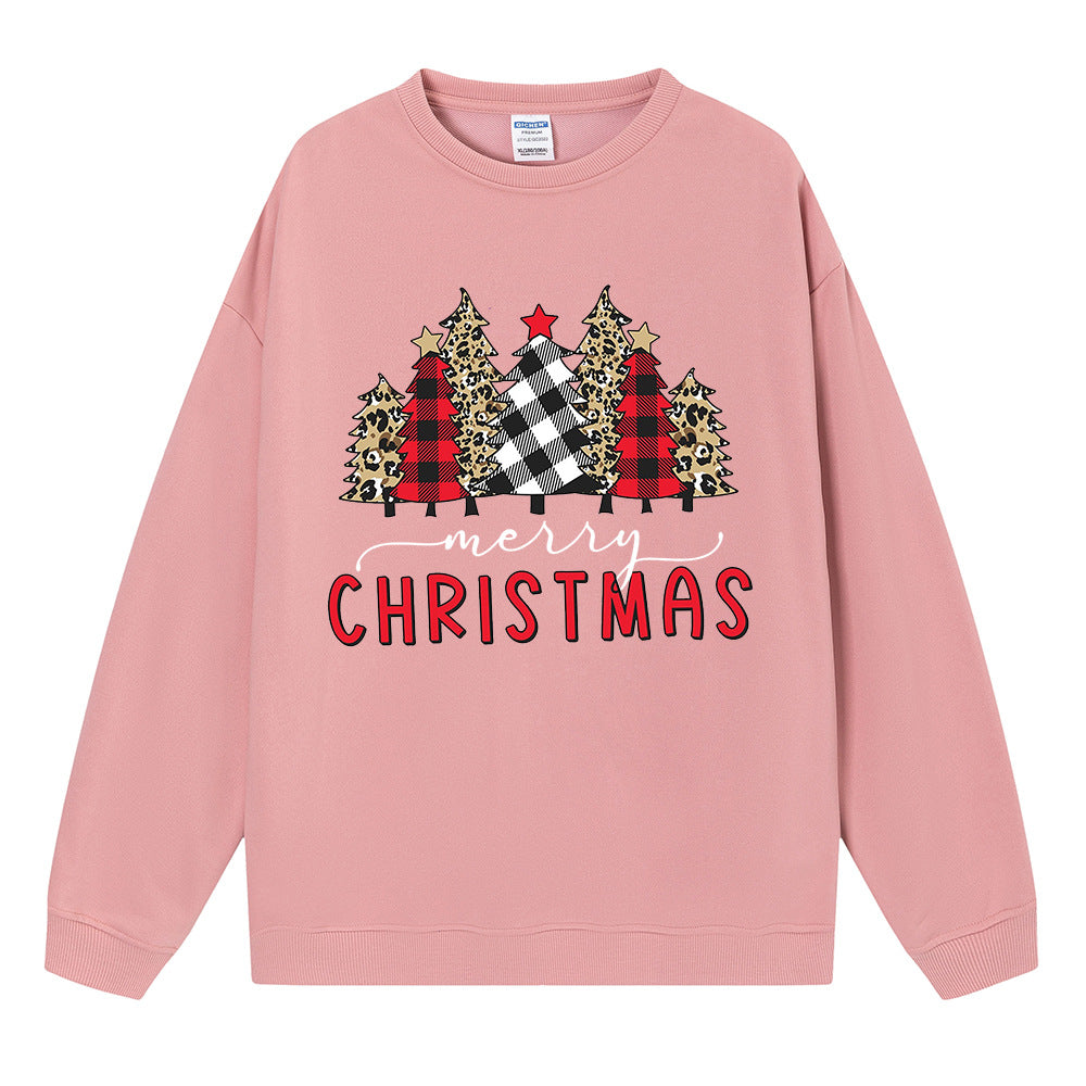Christmas sweatshirt Christmas ladies loose fitting pullover