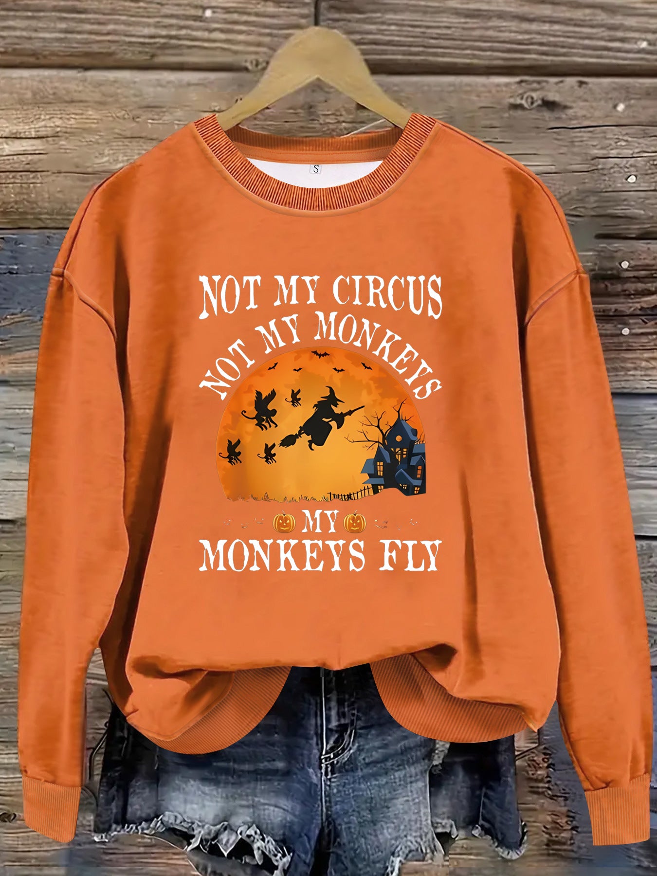 Printed pullover sweatshirt sweatshirt