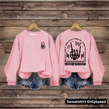 Printed pullover sweatshirt sweatshirt