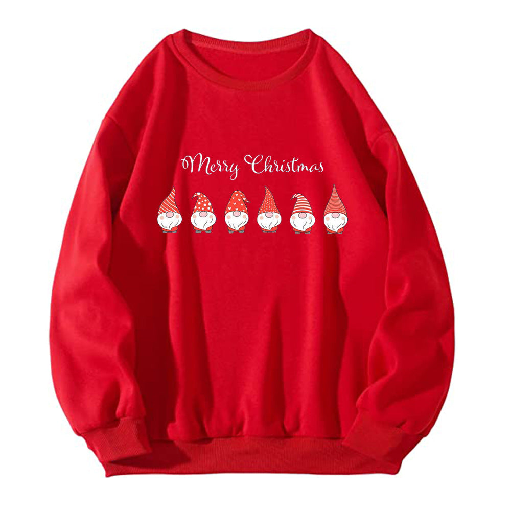 Christmas Little Man Hoodie Women's Christmas Top