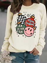 Sweatshirt Christmas themed print