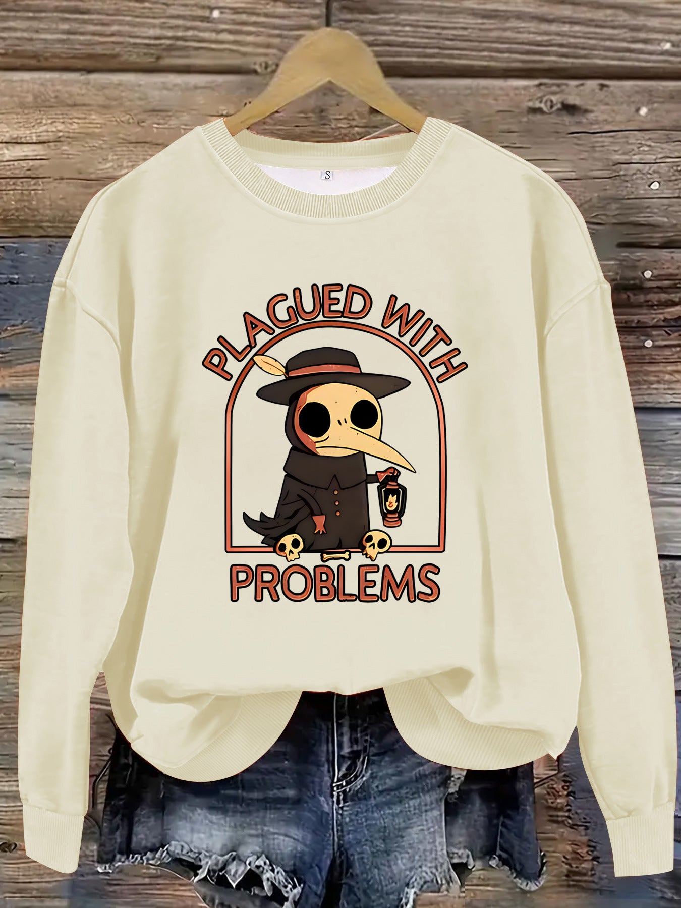 Printed pullover sweatshirt sweatshirt