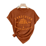 Short sleeved women's t-shirt Halloween