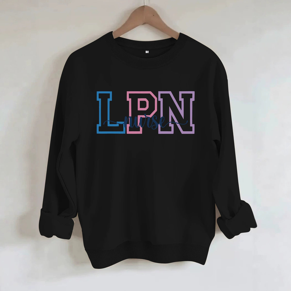 Printed loose women's fleece hoodie