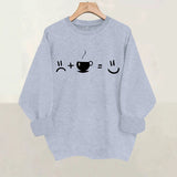 Round neck fleece hoodie