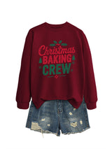 Ladies' Christmas baking crew sweatshirt