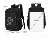 Roller Skating Bag Men's Oxford Cloth Backpack Men's Backpack Multifunctional Student Bag