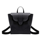 Women's Lightweight Backpack Female Fashion Small Travel Daypack Soft Pu Leather Backpacks