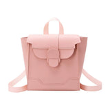 Women's Lightweight Backpack Female Fashion Small Travel Daypack Soft Pu Leather Backpacks
