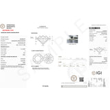 IGI Certified 1 CT Pink Lab Grown Diamond Halo Engagement Ring