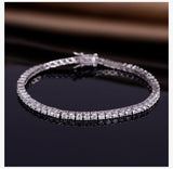 3.00 CTW AGI Certified Lab-Grown Diamond Tennis Bracelet in 14K Yellow or White Gold – G/VS Clarity