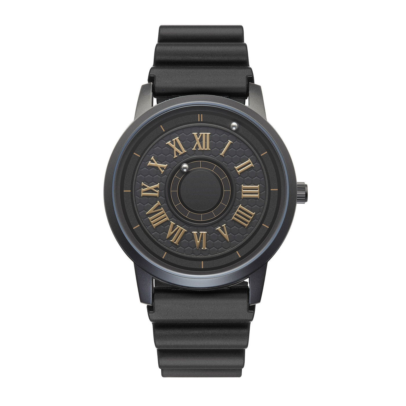 EUTOUR Men's Magnetic Quartz Watch with Original 40mm Stainless Steel Strap