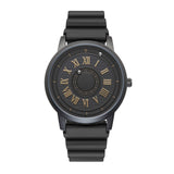 EUTOUR Men's Magnetic Quartz Watch with Original 40mm Stainless Steel Strap