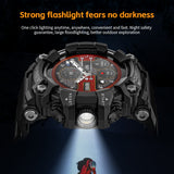 Outdoor sports smartwatch ATTACK GT Bluetooth call compass flashlight music