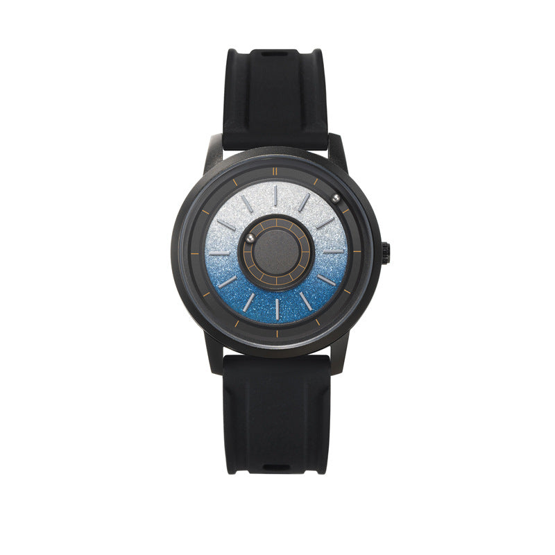 EUTOUR Men's Magnetic Quartz Watch with Original 40mm Stainless Steel Strap