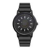 EUTOUR Men's Magnetic Quartz Watch with Original 40mm Stainless Steel Strap