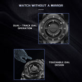 LIGE Fashionable Roman Numeral Men's Multi-Function Quartz Watch with Leather Strap and Water Resistance