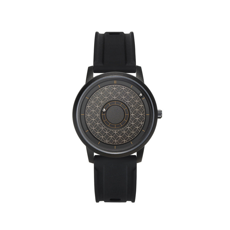 EUTOUR Men's Magnetic Quartz Watch with Original 40mm Stainless Steel Strap