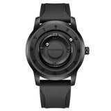 LIGE Fashionable Roman Numeral Men's Multi-Function Quartz Watch with Leather Strap and Water Resistance