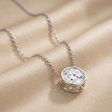 IGI Certified 3 Carat Lab Grown Diamond Solitaire Necklace for Women