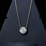 5 Carat Lab Grown Diamond Bridal Necklace with IGI Certificate
