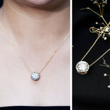 5 Carat Lab Grown Diamond Bridal Necklace with IGI Certificate