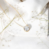 5 Carat Lab Grown Diamond Bridal Necklace with IGI Certificate