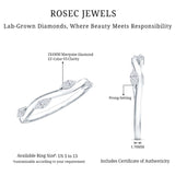 Marquise Cut Lab Grown Diamond Wedding Band