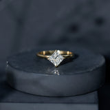 1.25 CT Princess Cut Lab Grown Diamond Solitaire Engagement Ring