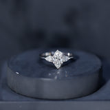 Certified Lab Grown Diamond Three Stone Engagement Ring for Women