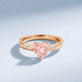 IGI Certified Solitaire Lab Grown Pink Diamond Engagement Ring for Women