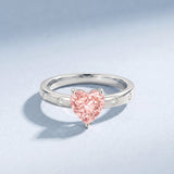 IGI Certified Solitaire Lab Grown Pink Diamond Engagement Ring for Women