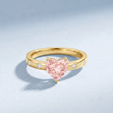 IGI Certified Solitaire Lab Grown Pink Diamond Engagement Ring for Women
