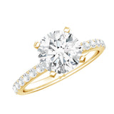 IGI Certified 3 Carat Lab Grown Diamond Statement Ring for Women