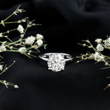IGI Certified 3 CT Round Lab Grown Diamond Solitaire Engagement Ring
