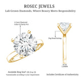4 CT IGI Certified Lab Diamond Timeless Engagement Ring