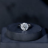 3 Carat IGI Certified Lab Grown Diamond Round Engagement Ring