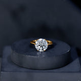3 Carat IGI Certified Lab Grown Diamond Round Engagement Ring
