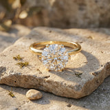 4 Carat Lab Created Diamond Solitaire Engagement Ring with IGI Certificate