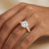 2 Carat Lab Grown Diamond Round Engagement Ring with IGI Certificate
